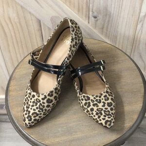 Crown&Ivy leopard print flats
